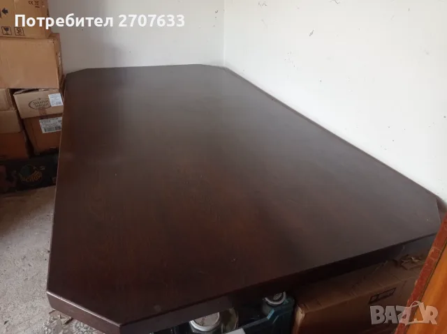 Продавам масивна дървена маса , снимка 4 - Маси - 56049737