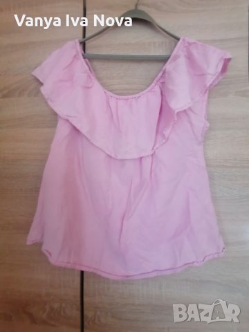 Pimkie розова блузка с къдрици, снимка 1 - Други - 42000357
