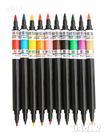  Двустранна Сладкарски маркер писалка хранителна за надписване рисуване сладки бисквитки фондан, снимка 3 - Други - 33322762