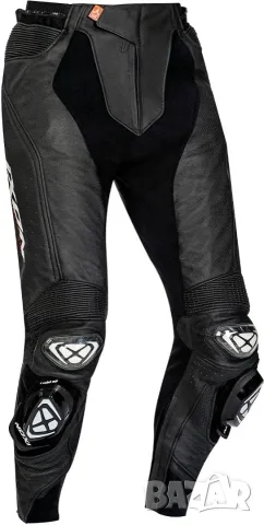 Мото Кожен Панталон Ixon Vendetta Evo Black/White XXL Спортен, Професионална Защита Естествена Кожа!