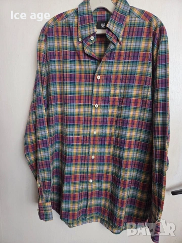 Bogner мъжка риза с дълъг ръкав размер Л, снимка 2 - Ризи - 53811120