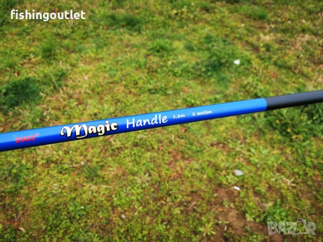 Много здрава дръжка за шарански кеп 1.80мт от две части Osako Magic, снимка 10 - Такъми - 40305488