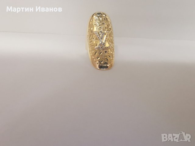 Златен пръстен без камъни 1, снимка 3 - Пръстени - 40831766
