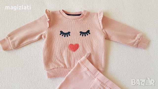 Ватирана блуза и ново клинче 3-6 месеца, снимка 3 - Комплекти за бебе - 34553187