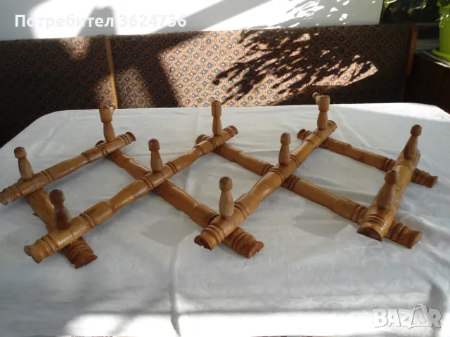 Ретро згъваема закачалка, снимка 2 - Антикварни и старинни предмети - 45539073