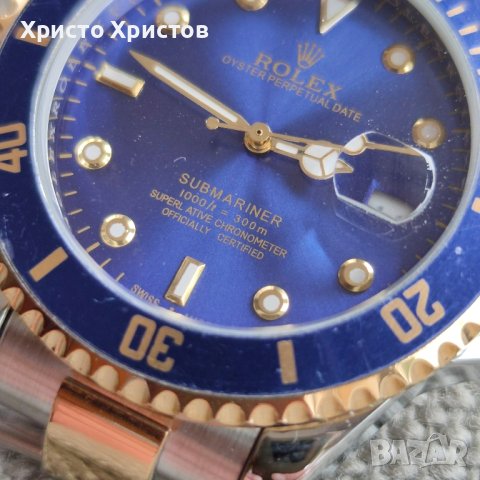 Мъжки луксозен часовник Rolex Submariner 41mm  Bluesy ‘126613LB’  , снимка 8 - Мъжки - 41483711