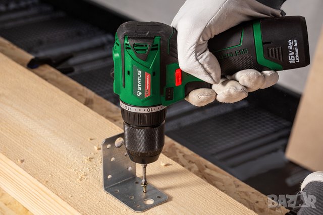 STATUS АКУМУЛАТОРНА БЕЗЧЕТКОВА БОРМАШИНА/ВИНТОВЕРТ CBL16-2LI, снимка 2 - Винтоверти - 42699738