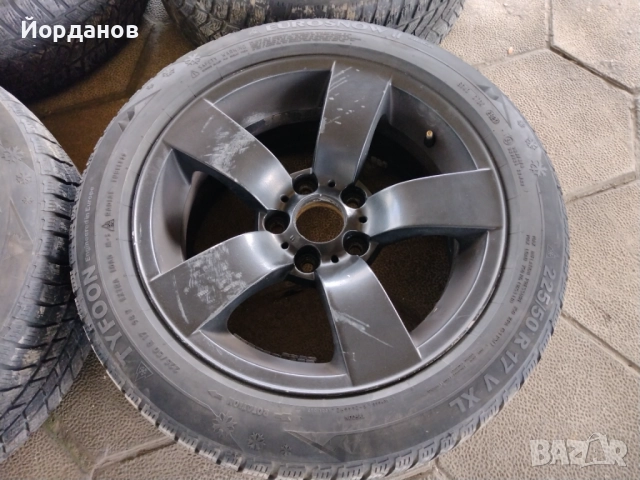Style 122 8JX17 IS20 със зимни гуми 225/50/17, снимка 3 - Гуми и джанти - 52352328