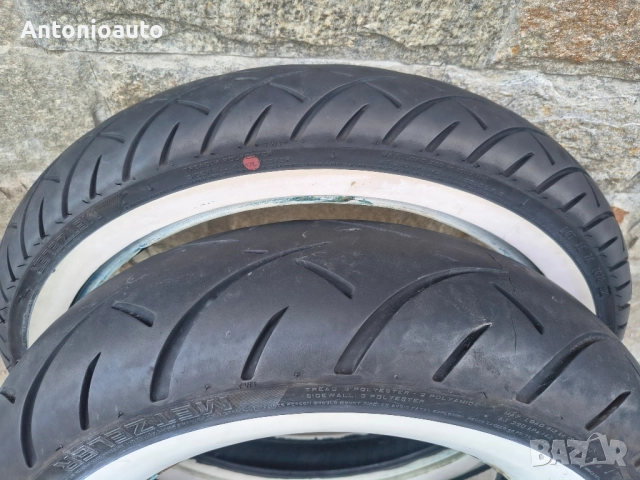 170 80 15 мото гуми чопър 100 90 19 Metzeler moto, снимка 3 - Гуми и джанти - 51576131