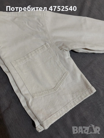 Бяло дънково яке – ново, снимка 4 - Якета - 53767206