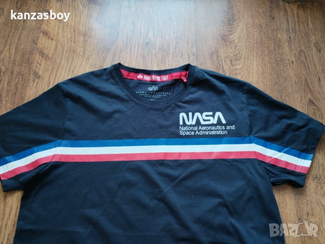 alpha industries - страхотна мъжка тениска M , снимка 2 - Тениски - 53739195