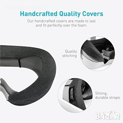 Нови 2 броя Еластични ленти памучно покритие за очила PICO 4 Многократна употреба Виртуална реалност, снимка 5 - Друга електроника - 41784673