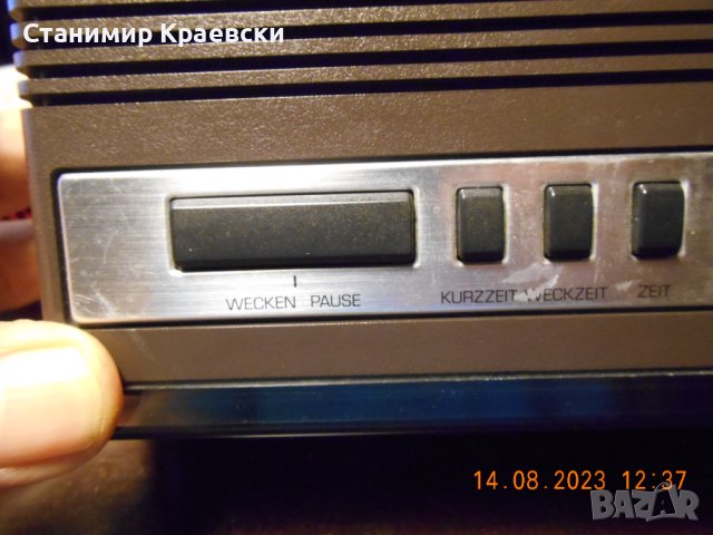 Telefunken Digitale 10 Radio clock alarm - vintage 81, снимка 6 - Други - 41983223