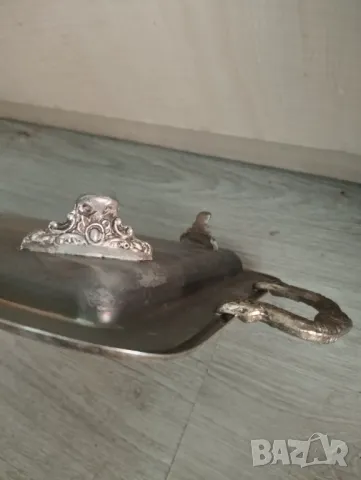 Посребрен поднос,табла, снимка 5 - Други ценни предмети - 47555732