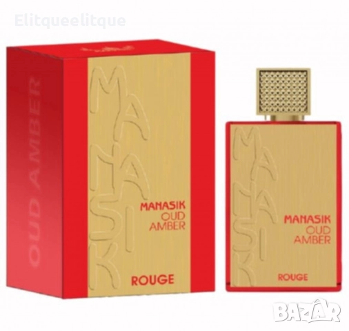 Арабски парфюм ROUGE Manasik Oud Amber, снимка 4 - Дамски парфюми - 52336475
