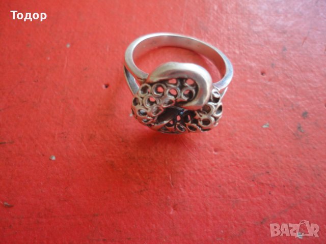 Невероятен сребърен пръстен 9, снимка 6 - Пръстени - 42208805