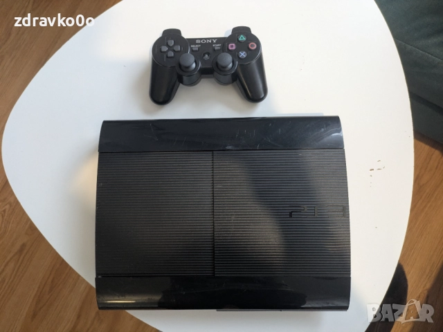 PS3 Super Slim + 24 игри / Playstation 3