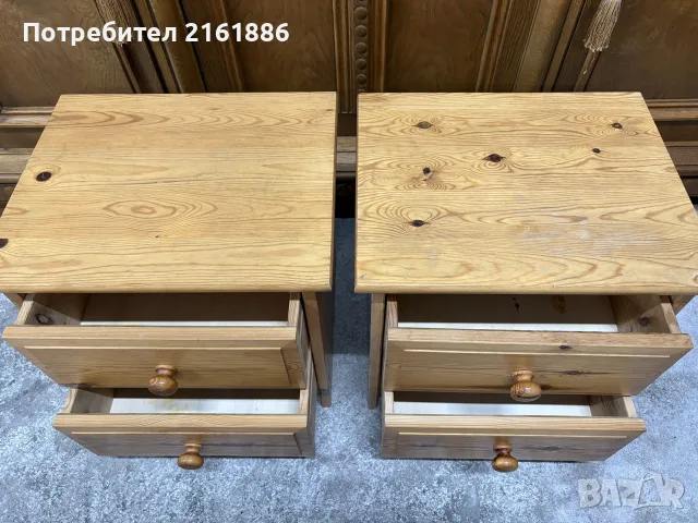 Две нощни шкафчета, снимка 2 - Шкафове - 56035204