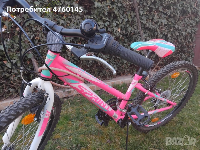 Детски велосипед SPRINT CALYPSO 24" 3x6 SP розов, снимка 2 - Велосипеди - 53771834