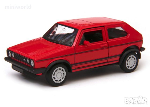 Volkswagen Golf I GTI - мащаб 1:36 на Welly моделът е нов в кутия VW