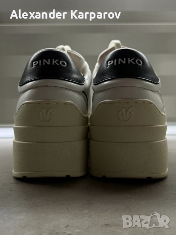Pinko дамски маратонки платформа – оригинални,носени с кутия, снимка 3 - Маратонки - 53727808