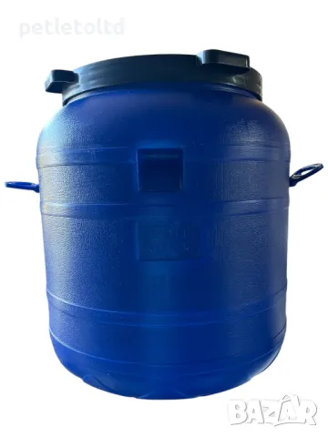 Бидон 150 Л - с широко гърло, винтов капак и странични подвижни дръжки, снимка 2 - Други инструменти - 47293610