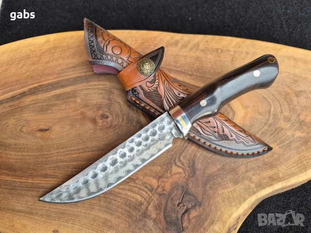 Ловен нож дамаска стомана,LN427
