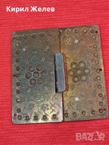 СТАРИ ПАФТИ ТОКА КОВАНИ РЪЧНО ОРНАМЕНТИРАНИ МЕСИНГ ГРАДСКО УКРАШЕНИЕ за НОСИЯ за КОЛАН 3019, снимка 11 - Антикварни и старинни предмети - 30523539