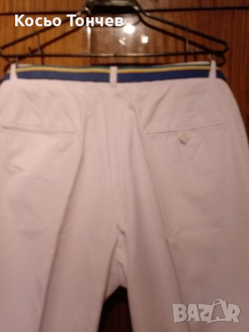 Летен бял дълъг панталон с колан , снимка 4 - Панталони - 41142365