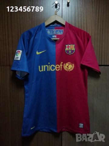 Barcelona Messi от сезон 2008/2009 Nike оригинална тениска фланелка Барселона Меси екип, снимка 2 - Тениски - 53114731