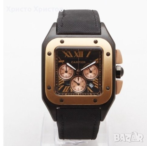 Мъжки луксозен часовник Cartier Santos XXL, снимка 2 - Мъжки - 41831503