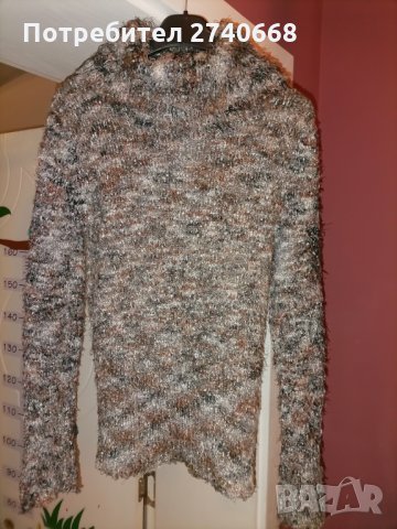 Дамски пуловер с полу, снимка 1 - Блузи с дълъг ръкав и пуловери - 34627022