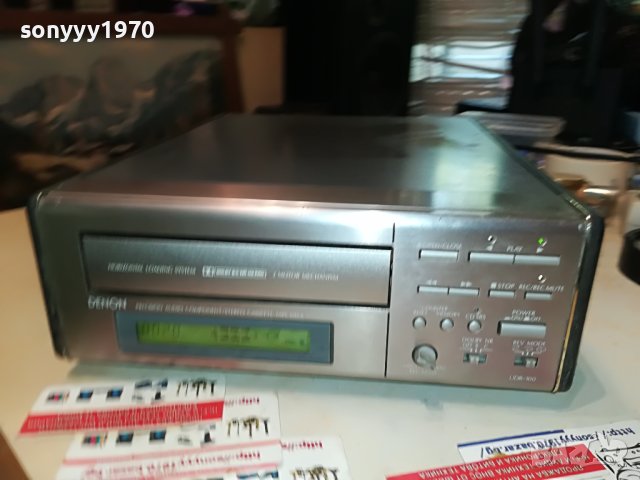 DENON UDR-100 REVERSE 2 MOTOR DECK 220V-MADE IN JAPAN-ВНОС SWISS 3105231255, снимка 4 - Декове - 40884269