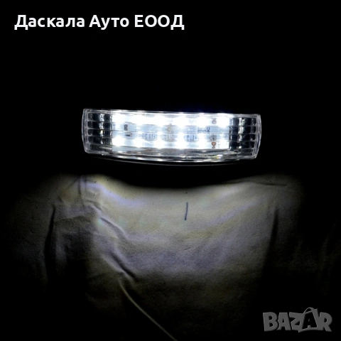 1бр. хром-никел ЛЕД LED габарити с 12 диода 24V , 3 цвята, снимка 4 - Части - 53705093