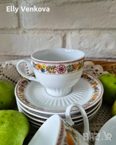 Порцеланов сервиз за чай Mitterteich , снимка 2 - Сервизи - 52888137