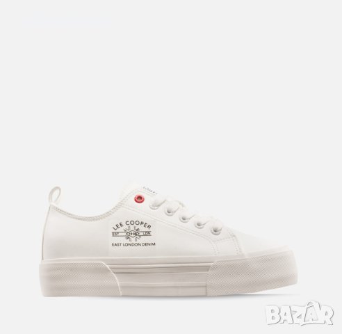 Кецове на платформа Lee Cooper White G-702-25 №41, снимка 1