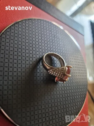 дамски сребърен пръстен, снимка 4 - Пръстени - 50281044