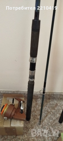 три въдици и макари Germina , снимка 6 - Макари - 52390637