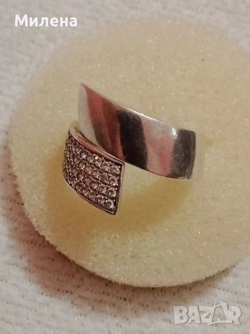 Сребърен пръстен , снимка 3 - Пръстени - 52851504