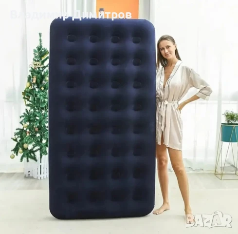 надуваем дюшек/матрак 191смХ99см, снимка 2 - Надуваеми легла - 50983641