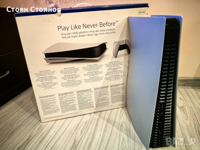 Продавам PS5 (Playstation 5) + 1бр. контролер и оригинална кутия, снимка 4 - PlayStation конзоли - 53565875