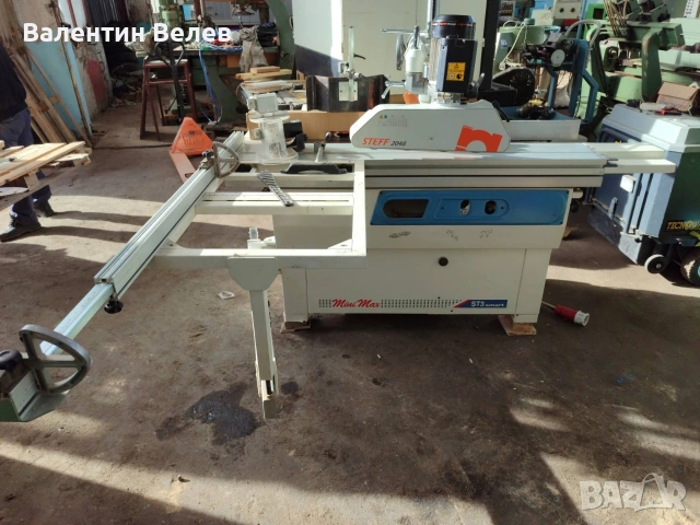 фреза с циркуляр карета и 4 ролков подавател SCM, снимка 4 - Други машини и части - 53638110