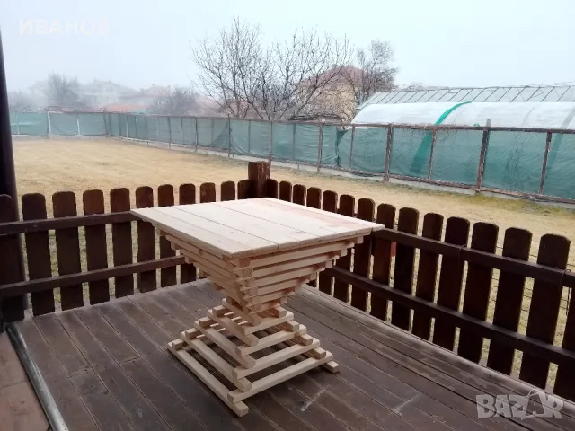  Маса от естествен материал, снимка 3 - Маси - 48914777