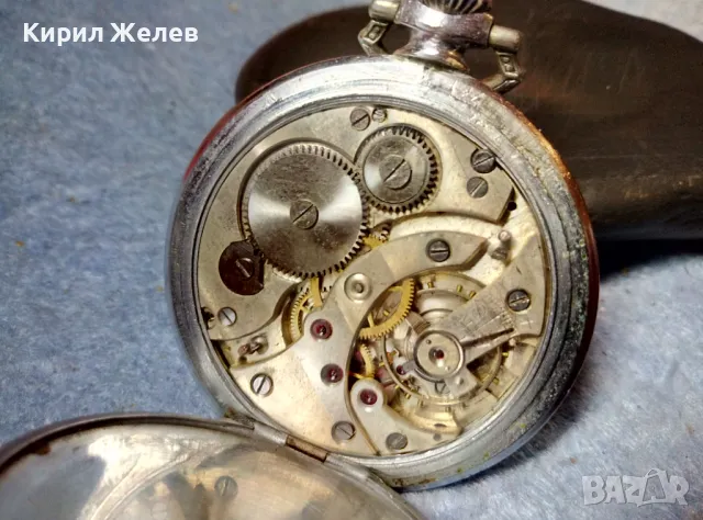 CHRONOMETRE Стар РЯДЪК КОЛЕКЦИОНЕРСКИ ДЖОБЕН ЧАСОВНИК 48679, снимка 8 - Антикварни и старинни предмети - 48006332