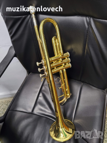 Jupiter B-Flat Trumpet JTR-410 with case - Б Тромпет с твърд куфар и мундщук - ОТЛИЧЕН, снимка 6 - Духови инструменти - 44555024