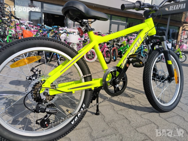 PASSATI Алуминиев велосипед 20" ALUMINIUM жълт, снимка 11 - Велосипеди - 53838767