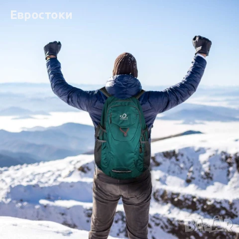 WATERFLY 30 литра Лека раница за през деня с мокро отделение, ултралека сгъваема, трекинг раница, снимка 2 - Спортна екипировка - 50704140