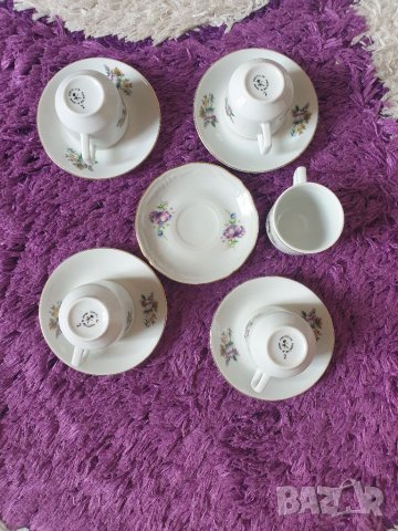 Български порцелан-Китка чашки и чиниики, снимка 2 - Прибори за хранене, готвене и сервиране - 41340038