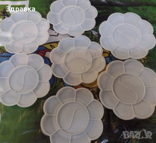 Палитра за рисуване - темперна боя ,  акрилна боя, гел лак и др.