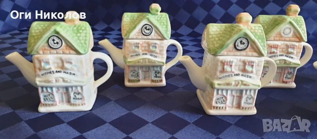 Колекционерски порцеланови чайничета - 7 броя, снимка 5 - Сервизи - 50754926